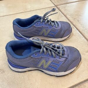 New Balance Kids- Girls- Lavender and Purple Athletic Sneakers